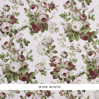 SCHUMACHER WALLCOVERING  COUNTRY CHIC NANCY FLORAL   GRISAILLE   - 5010841