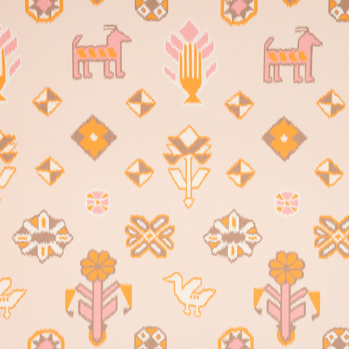 SCHUMACHER  TRUE WEST CHUSKA WARP PRINT   PINK , ORANGE   - 5010871