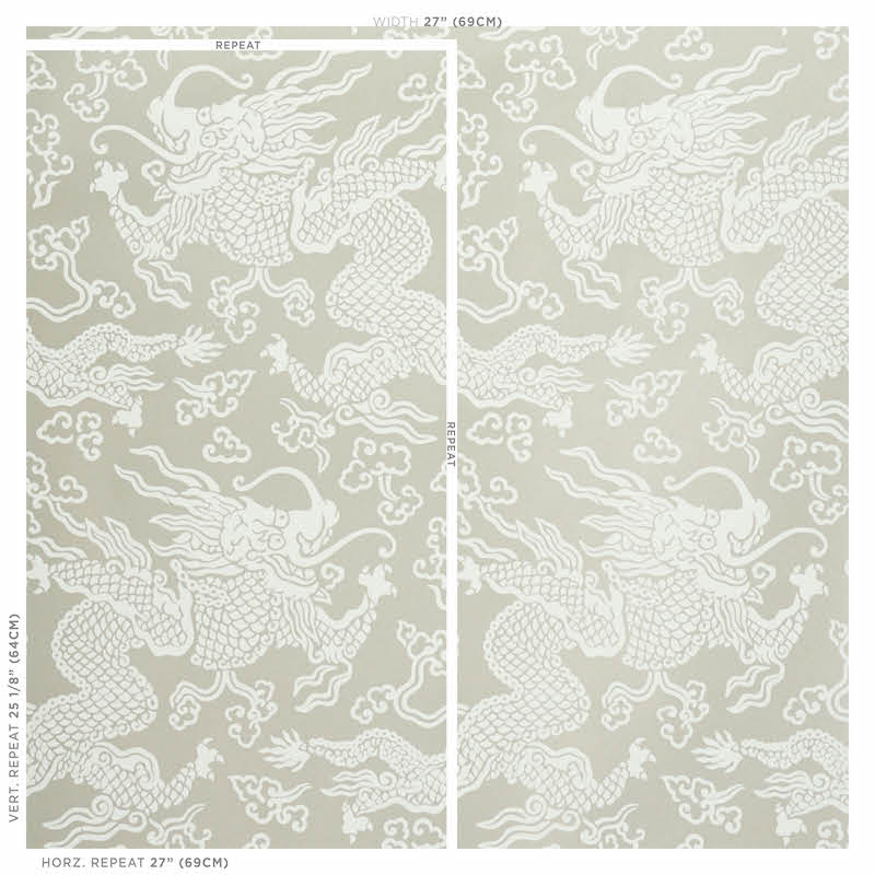 SCHUMACHER  FIRE BREATHER RUAN DRAGON DAMASK   WARM SILVER   - 5010880