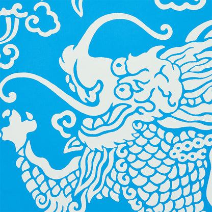 SCHUMACHER  FIRE BREATHER RUAN DRAGON DAMASK   BLUE   - 5010881