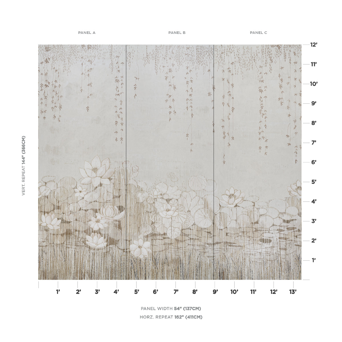 SCHUMACHER  COLETTE COSENTINO CHATOYANT PANEL SET   BLUSH   - 5010890