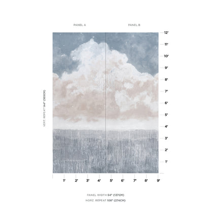 SCHUMACHER  COLETTE COSENTINO SIRENE PANEL SET   DUSK   - 5010900