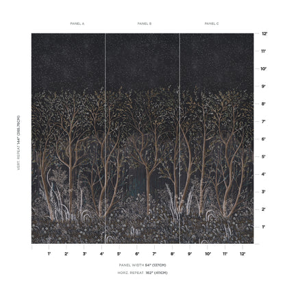 SCHUMACHER  COLETTE COSENTINO BRINDILLE GOLDEN ACCENTED PANEL?ÿSET   CARBON   - 5010921