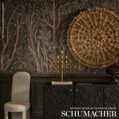 SCHUMACHER  COLETTE COSENTINO BRINDILLE GOLDEN ACCENTED PANEL?ÿSET   CARBON   - 5010921