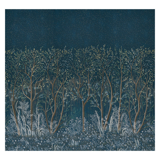 SCHUMACHER  COLETTE COSENTINO BRINDILLE GOLDEN ACCENTED PANEL?ÿSET   PEACOCK   - 5010922