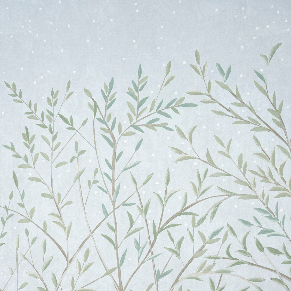 SCHUMACHER WALLCOVERING  PANELS BRINDILLE GOLDEN ACCENTED PANEL SET   MINERAL   - 5010923