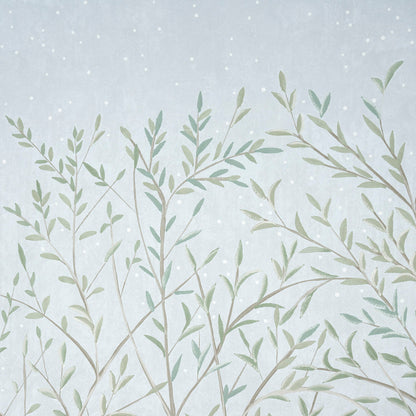 SCHUMACHER WALLCOVERING  PANELS BRINDILLE GOLDEN ACCENTED PANEL SET   MINERAL   - 5010923