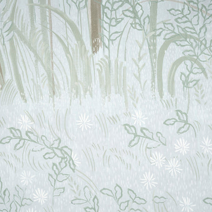 SCHUMACHER WALLCOVERING  PANELS BRINDILLE GOLDEN ACCENTED PANEL SET   MINERAL   - 5010923