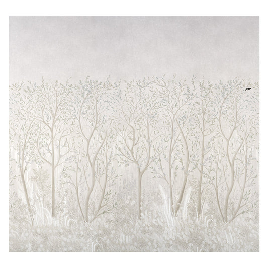 SCHUMACHER  PANELS BRINDILLE GOLDEN ACCENTED PANEL SET   ALABASTER   - 5010924