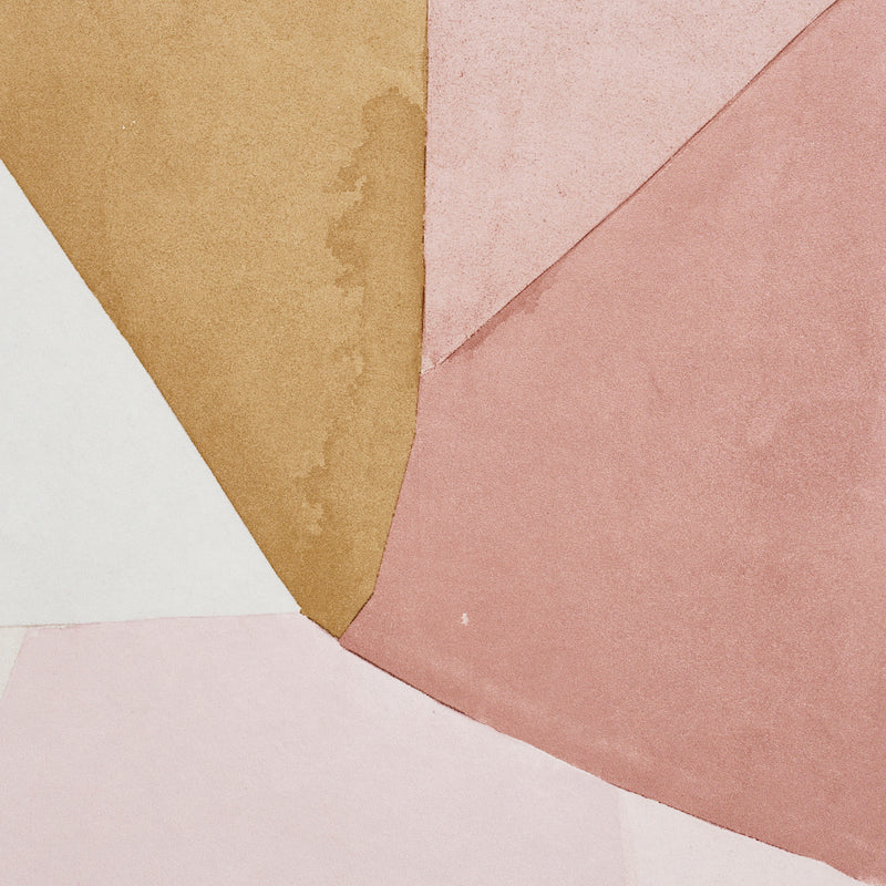 SCHUMACHER  JACKIE GENDEL FOR PEG NORRISS STEPS PANEL SET   ROSE , CAMEL   - 5011101