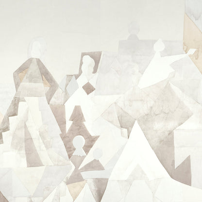 SCHUMACHER  JACKIE GENDEL FOR PEG NORRISS STEPS PANEL SET   ARGIL , STONE   - 5011102