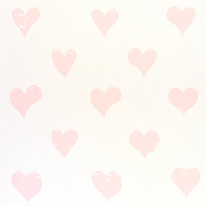 SCHUMACHER WALLCOVERING  MOLLY MAHON HEARTS   PINK   - 5011160