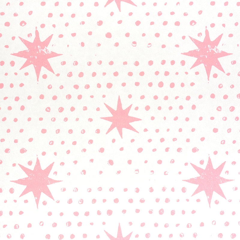 SCHUMACHER WALLCOVERING  MOLLY MAHON SPOT & STAR   PINK   - 5011172