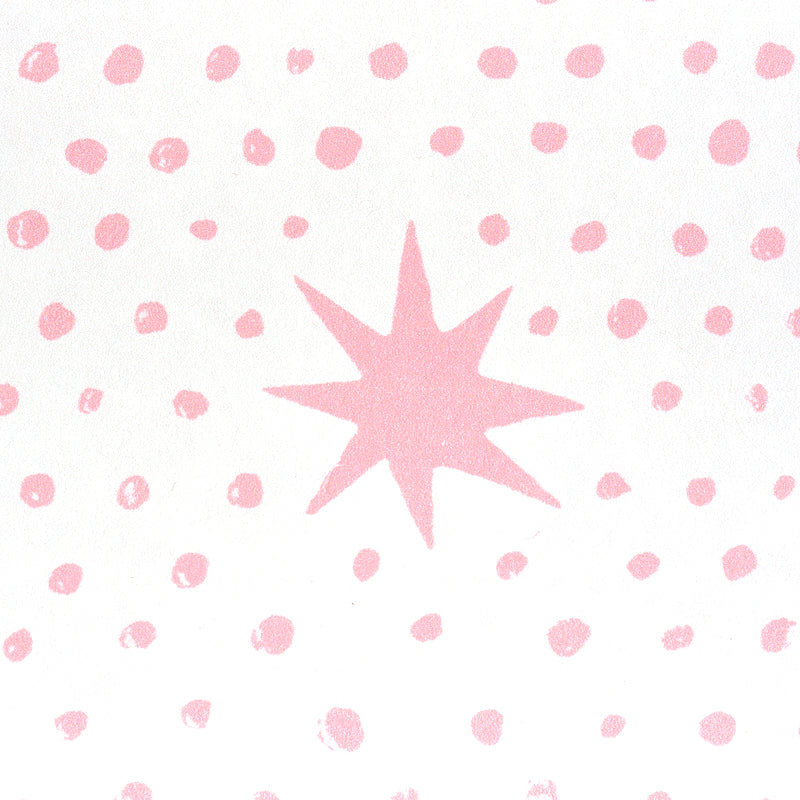 SCHUMACHER WALLCOVERING  MOLLY MAHON SPOT & STAR   PINK   - 5011172