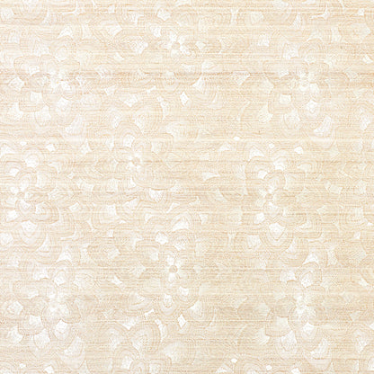 SCHUMACHER  EXQUISITE EMBROIDERIES LOTUS EMBROIDERY SISAL   IVORY   - 5011210