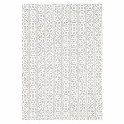 SCHUMACHER  JACARANDA SUNDA HAND BLOCKED PRINT   GREY   - 5011221