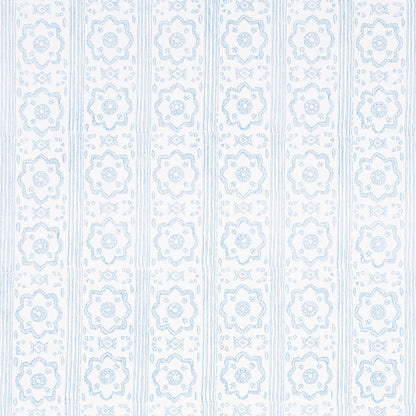 SCHUMACHER  JACARANDA  SUNDA HAND BLOCKED PRINT   SKY   - 5011223