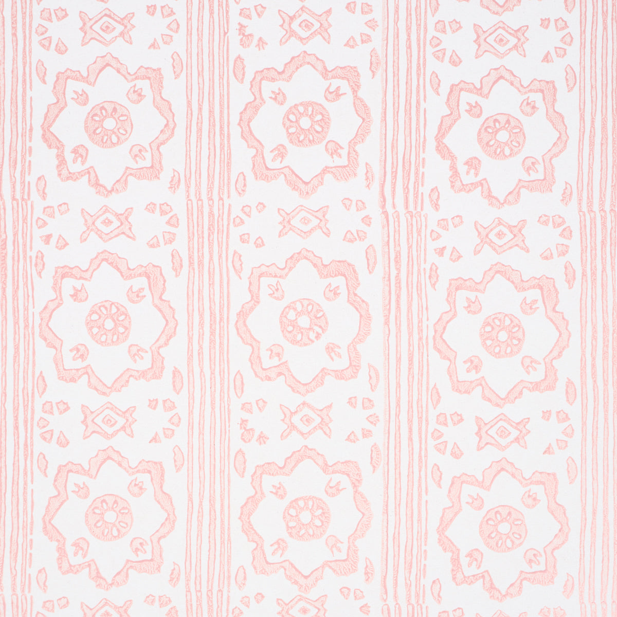 SCHUMACHER  JACARANDA  SUNDA HAND BLOCKED PRINT   BLUSH   - 5011224
