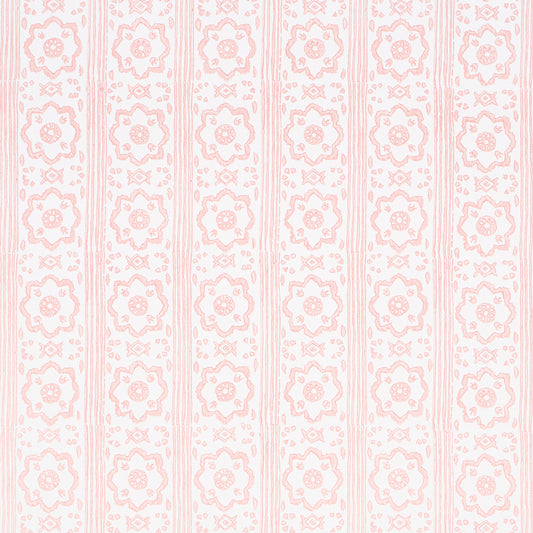 SCHUMACHER  JACARANDA  SUNDA HAND BLOCKED PRINT   BLUSH   - 5011224