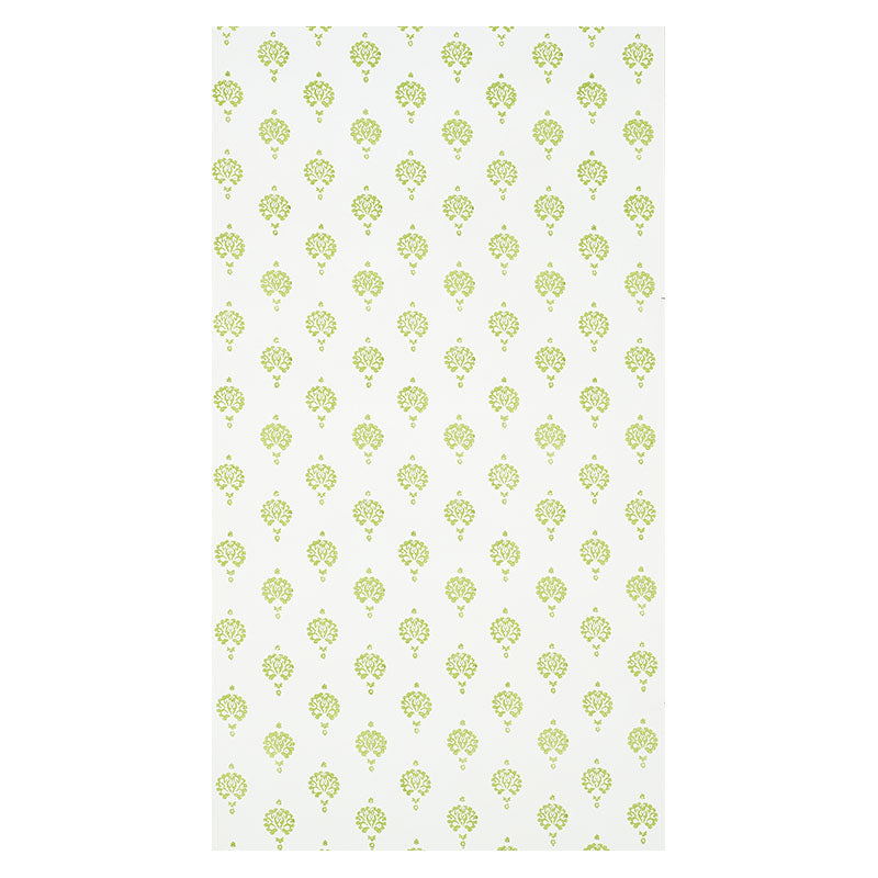 SCHUMACHER  JACARANDA DAHLIA HAND BLOCKED PRINT   LEAF   - 5011231