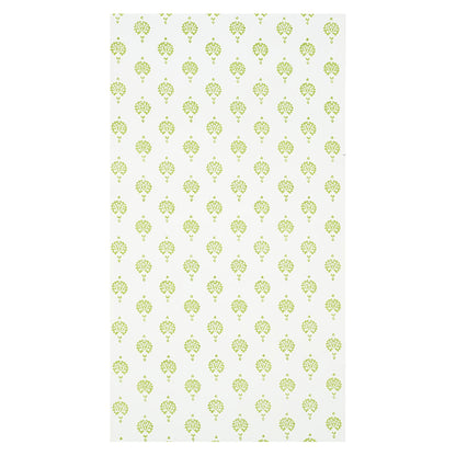 SCHUMACHER  JACARANDA DAHLIA HAND BLOCKED PRINT   LEAF   - 5011231