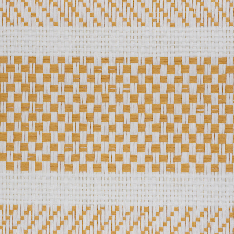 SCHUMACHER  WOVEN WALLCOVERINGS OXNARD PAPERWEAVE   YELLOW   - 5011301