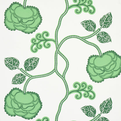 SCHUMACHER WALLCOVERING  NEISHA CROSLAND QUEEN FRUIT   JADE   - 5011411