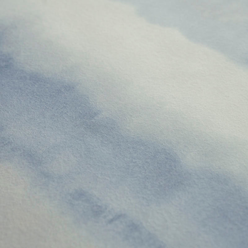 SCHUMACHER WALLCOVERING  AQUARELLE ORISSA PANEL   BLUE & NATURAL   - 5011451