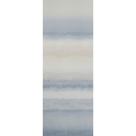 SCHUMACHER WALLCOVERING  AQUARELLE ORISSA PANEL   BLUE & NATURAL   - 5011451