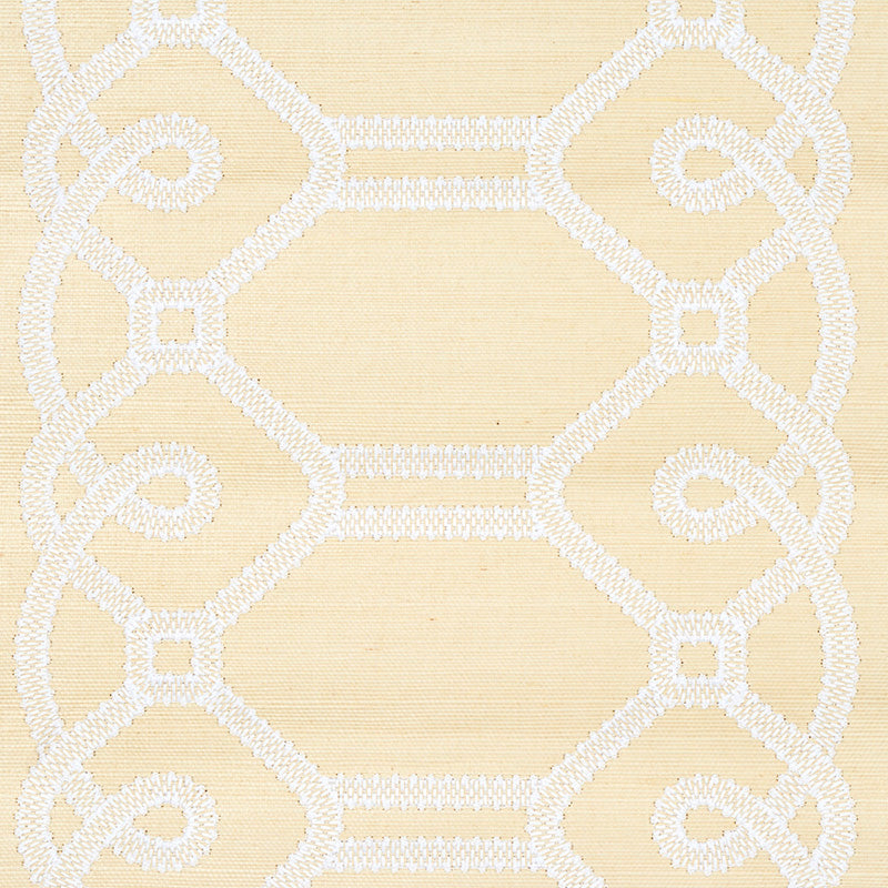 SCHUMACHER  HAPPY TOGETHER ZIZ EMBROIDERED SISAL   NEUTRAL   - 5011471
