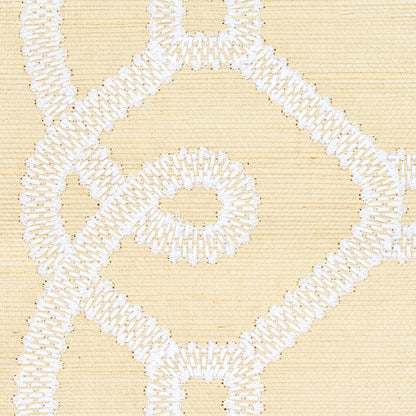 SCHUMACHER  HAPPY TOGETHER ZIZ EMBROIDERED SISAL   NEUTRAL   - 5011471