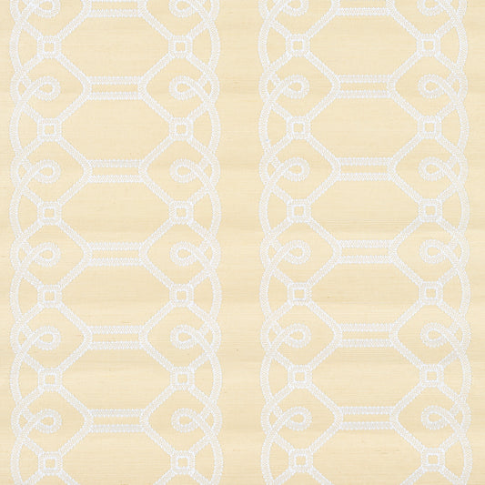 SCHUMACHER  HAPPY TOGETHER ZIZ EMBROIDERED SISAL   NEUTRAL   - 5011471