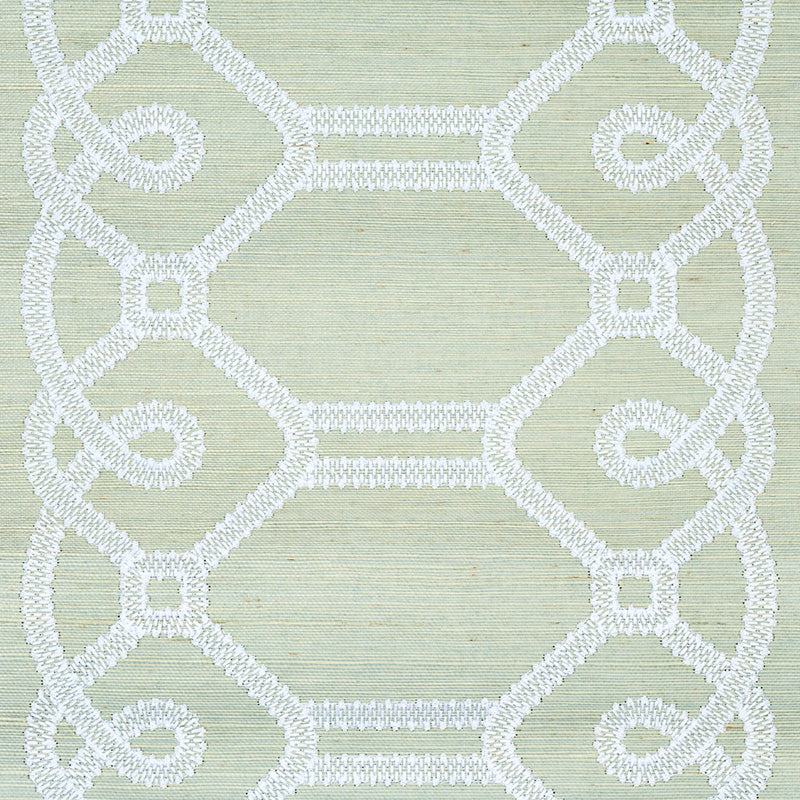 SCHUMACHER  HAPPY TOGETHER II ZIZ EMBROIDERED SISAL   MINERAL   - 5011472