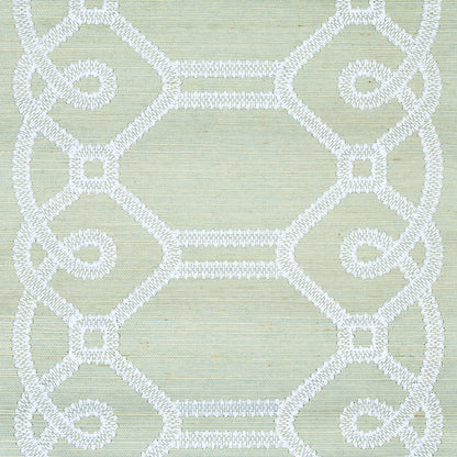 SCHUMACHER  HAPPY TOGETHER II ZIZ EMBROIDERED SISAL   MINERAL   - 5011472