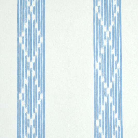 SCHUMACHER  STRIPE WALLCOVERING COLLECTION SEQUOIA STRIPE   BLUE   - 5011532