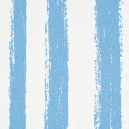 SCHUMACHER  STRIPE WALLCOVERING COLLECTION SKETCHED STRIPE   BLUE   - 5011541
