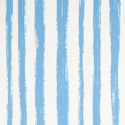 SCHUMACHER  STRIPE WALLCOVERING COLLECTION SKETCHED STRIPE   BLUE   - 5011541