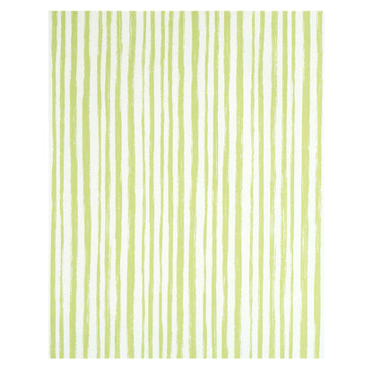 Vertical lime-green brushstroke stripes on white; modern abstract wallpaper.