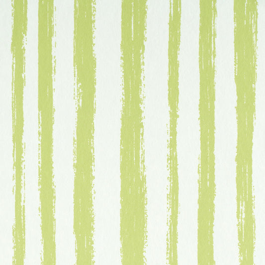 SCHUMACHER  STRIPE WALLCOVERING COLLECTION SKETCHED STRIPE   GREEN   - 5011542
