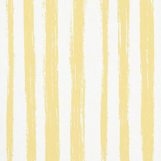 SCHUMACHER  STRIPE WALLCOVERING COLLECTION SKETCHED STRIPE   YELLOW   - 5011543