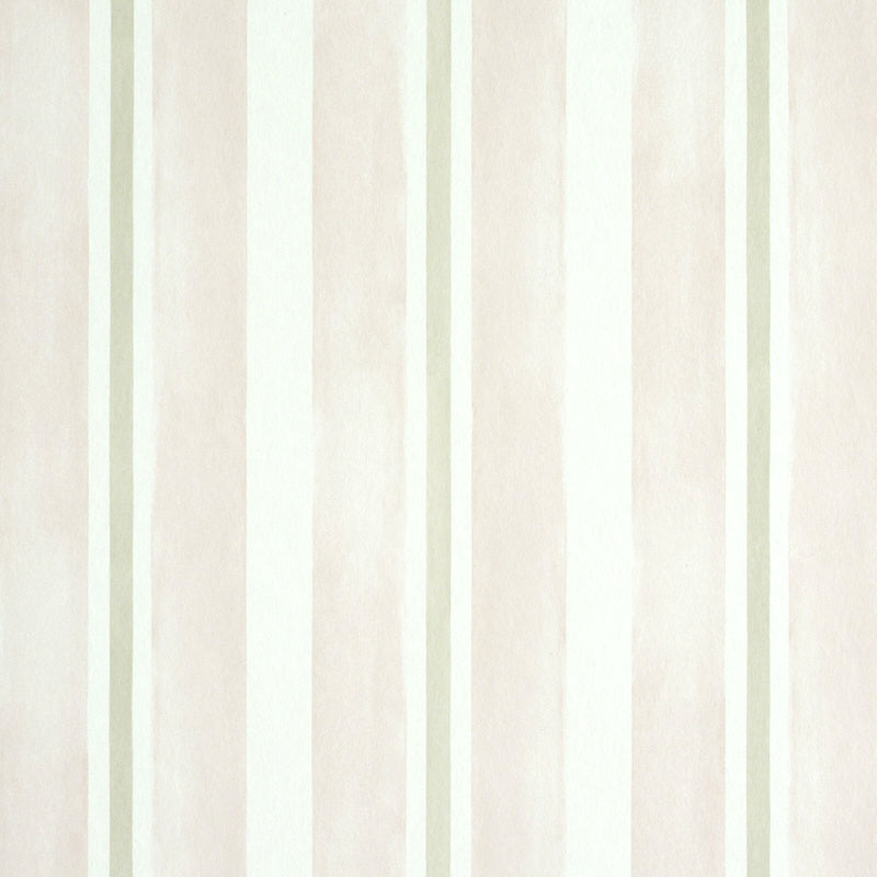 SCHUMACHER  STRIPE WALLCOVERING COLLECTION WATERCOLOR STRIPE   BLUSH   - 5011573