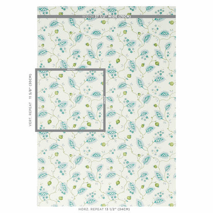 SCHUMACHER  JACARANDA MARYAM VINE   PEACOCK   - 5011600