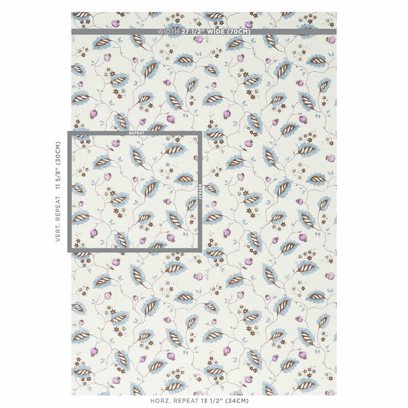 SCHUMACHER  JACARANDA MARYAM VINE   SKY , PLUM   - 5011601