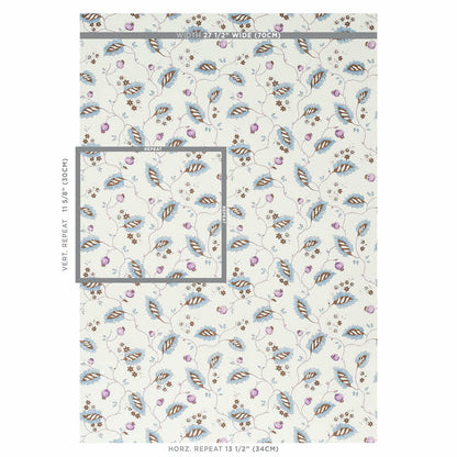 SCHUMACHER  JACARANDA MARYAM VINE   SKY , PLUM   - 5011601