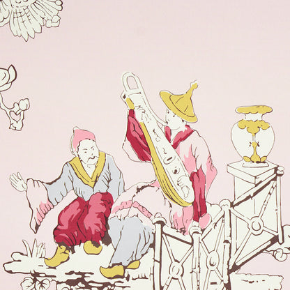 SCHUMACHER WALLCOVERING  PERENNIAL FAVORITES CHINOISERIE MODERNE   PINK   - 5011651