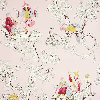 SCHUMACHER WALLCOVERING  PERENNIAL FAVORITES CHINOISERIE MODERNE   PINK   - 5011651