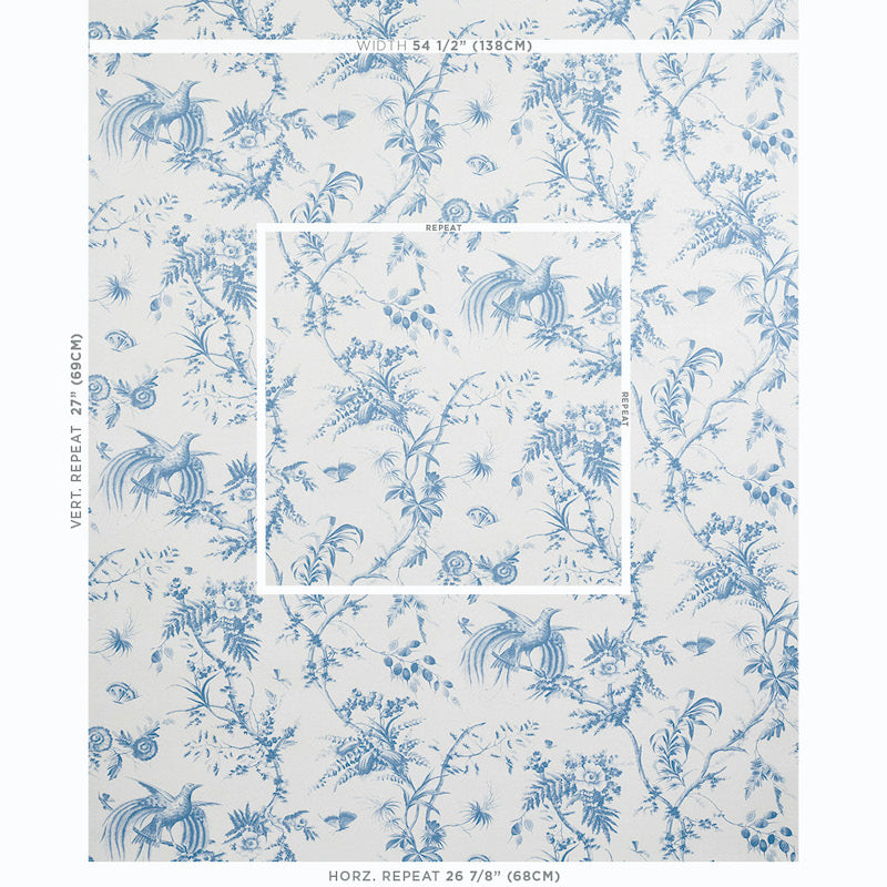 SCHUMACHER  JILL LASERSOHN TOILE DE LA PRAIRIE   BLUE   - 5011711