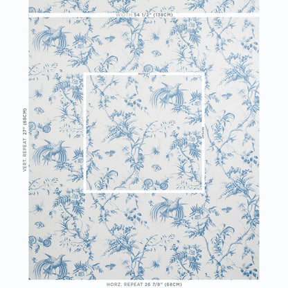 SCHUMACHER  JILL LASERSOHN TOILE DE LA PRAIRIE   BLUE   - 5011711