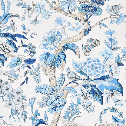SCHUMACHER WALLCOVERING  SIGNATURE SCHUMACHER WALLCOVERING CRANLEY GARDEN   BLUE   - 5011720