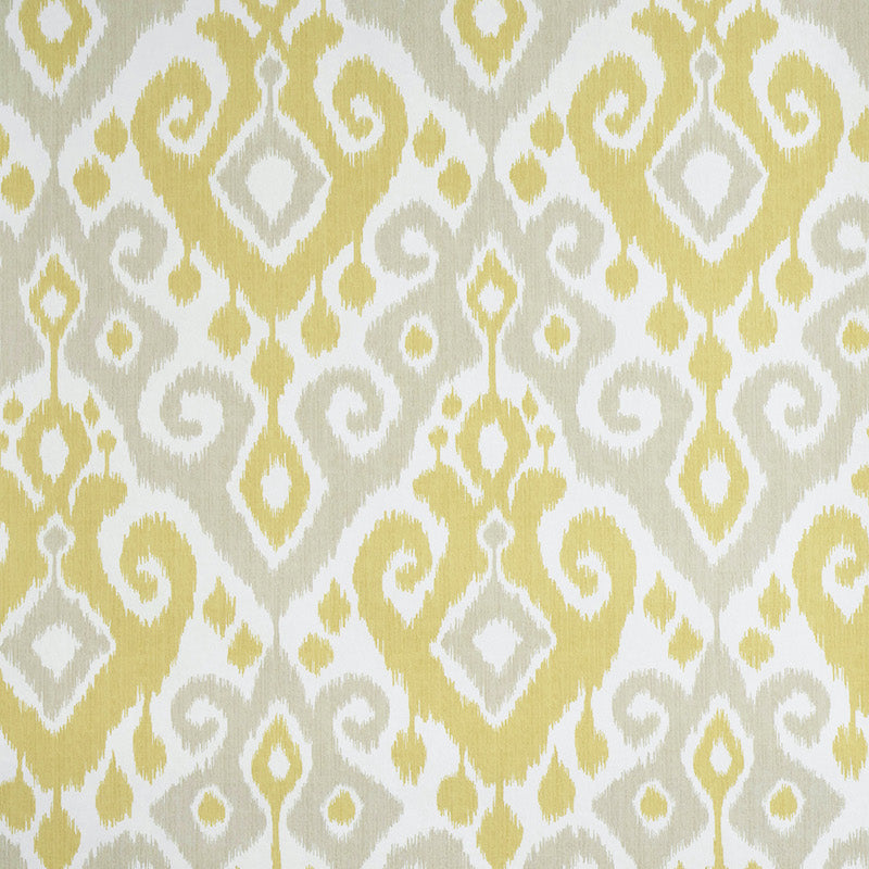 SCHUMACHER  PERENNIAL FAVORITES DEDRA DAMASK   YELLOW , STONE   - 5011761